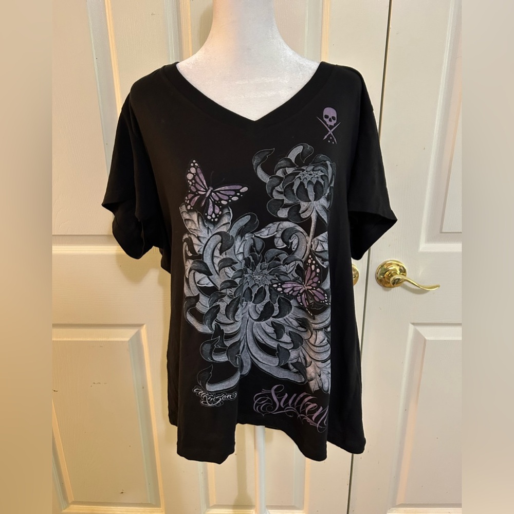Sullen Angels tattoo tee, 2X